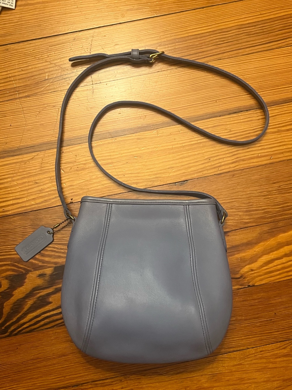 Vintage Coach Small Framed Pouch in Periwinkle #9990 - Picture 2 of 16